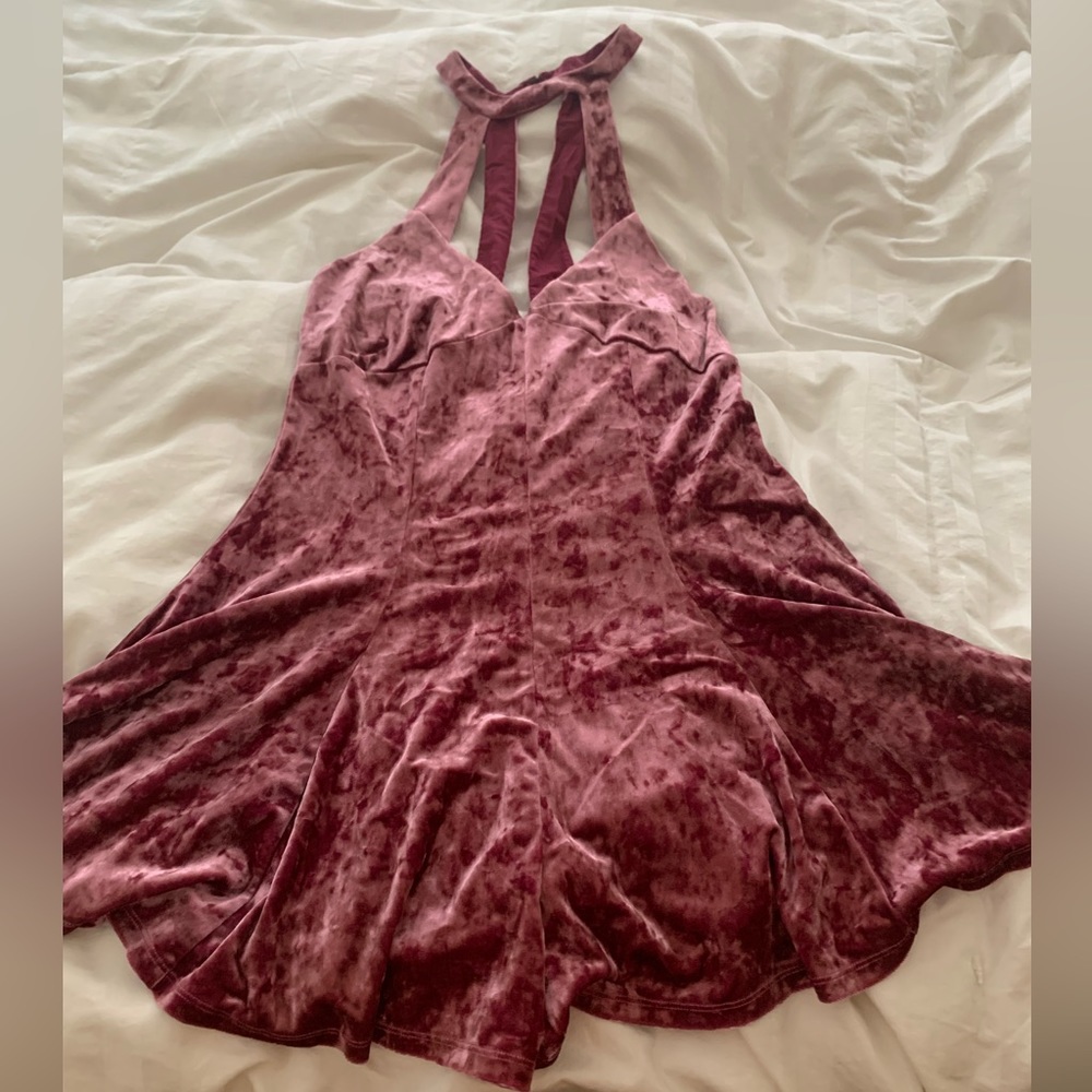Urban Outfitters Velvet Romper